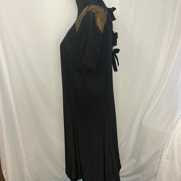 Madewell silk dress with sequins and a tie back size 6 - Picture 7 of 12